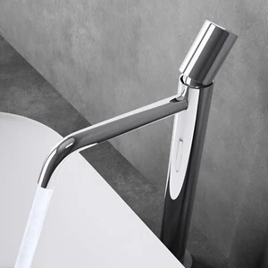 Einhebelmischer Armatur Wasserhahn Messing Chrom Waschtischarmatur Mischbatterie - Bild 1 von 8