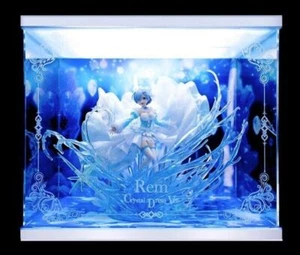 1/7 Re:Zero Rem Crystal Dress Ver. Figure Display Case W/ LED Light Acrylic  - Picture 1 of 7