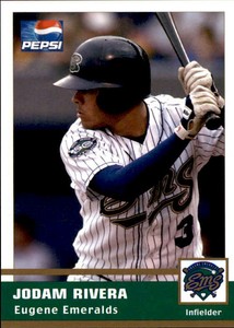 2005 Eugene Emeralds Grandstand #26 Jodam Rivera Hatillo Puerto Rico PR Card