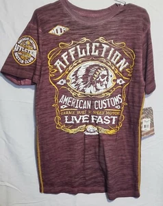 AFFLICTION - Men's T-Shirt - Moonshine - Medium - NEW - Picture 1 of 3
