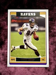 Todd Heap 2006 Topps #190 MINT Baltimore Ravens Legends Jersey ASU Arizona State - Picture 1 of 2