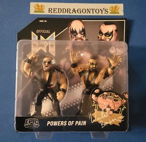 FIGURAS POWERS OF PAIN JUGUETES ÉPICOS CHELLA WWE WWF RETRO ESTILO HASBRO NUEVO SELLADO - Imagen 1 de 1