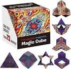 Magic Cube Shape Shifting Puzzle Box -Magnetic Cube Puzzle Fun Cube Multi-Colour