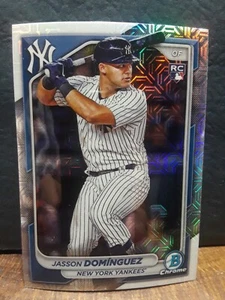2024 Bowman Chrome Mega Box Mojo JASSON DOMINGUEZ RC #17 Yankees Rookie - Picture 1 of 1