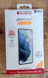 ZAGG Samsung Galaxy S21 5G Glass Fusion+ Screen Protector with Anti-Microbial - Photo 1 sur 6