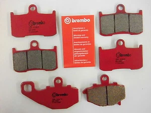Brembo Bremsbeläge Bremsklötze Bremse vorne + hinten Kawasaki Z 1000 Bj.03-06 - Picture 1 of 1