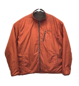 Merrell Reversible Jacket Men’s Size XXL Orange Brown Zip Pockets Coat - Picture 1 of 13