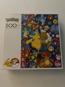 Pokemon 500 Piece Jigsaw Puzzle Pikachu Eevee Buffalo Games - Picture 1 of 2
