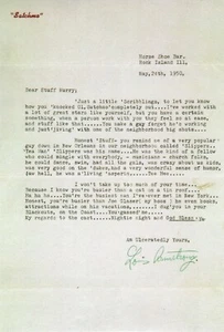 LOUIS ARMSTRONG Signed Letter - Jazz Trumpet Player SATCHMO - 10"x6" reprint - Picture 1 of 1