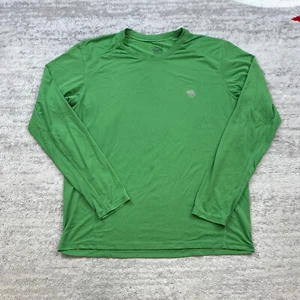 Mountain Hardwear Shirt Large Green Preppy Casual Outdoors Hike Preppy Trail Men - Picture 1 of 10