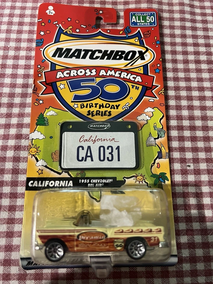 Matchbox Across America 50th Birthday Series California 1955 Chevrolet Bel Air - Image 1 of 1