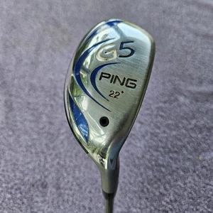 Ping G5 Hybrid 5 Hybrid 22° Graphite Ping TFC 100H Stiff Shaft Right 39.0in - Picture 1 of 12