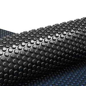 Aqua Buddy Pool Cover 600Micron Bubble Heat Solar Blanket Blue Black 11x4.8m - Picture 1 of 7