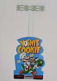1993 Nintendo NES Yoshi's Cookie Original Vintage Store Display Dangler