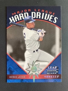 1998 Leaf Rookies & Stars Major League Hard Drives /2500 Derek Jeter #11 HOF - Picture 1 of 2