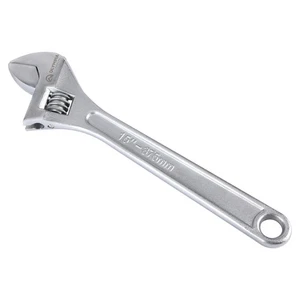 15" Adjustable Wrench, Heavy Duty Drop Forged Steel, Chrome Plated, Precision... - Picture 1 of 7