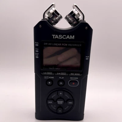 TASCAM DR-40 4-Channel Digital Audio Recorder – Black – Does Not Turn On - Image 1 of 4