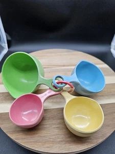 Juego De 4 Tazas Medidoras Anidación De Melamina De Colección - Imagen 1 de 8