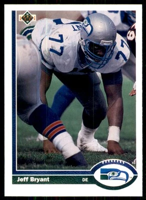 1991 Upper Deck Jeff Bryant Seattle Seahawks #338 - Image 1 of 2