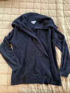 Liz Claiborne Women’s Knit Sweater Cardigan Size large Black - Picture 1 of 8