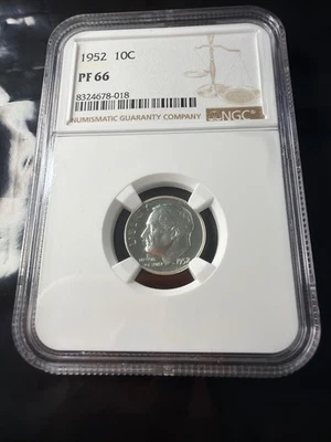 1952 Roosevelt dime PF66 - Image 1 of 2