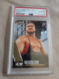 Wardlow 2021 UPPER DECK AEW PSA 10 LOW POP! - Picture 1 of 2