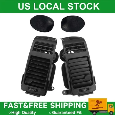 Fit Nissan TITAN 04-15 Armada 05-06 Front Black Air AC Vent Grille 1 Pair Foto 1 de 4