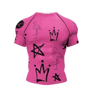Jiu Jitsu MMA Rash Guard Kompressionsshirt | BJJ Grappling Dry Fit Top Gr. XL - Bild 1 von 2