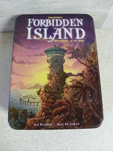 Forbidden Island Card Game Adventure Gamewright Complete Tin Board Family Fun - Picture 1 of 10