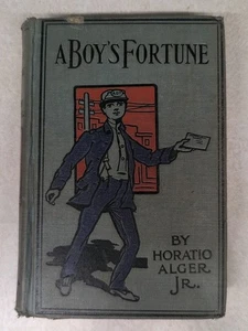 A Boy's Fortune by Horatio Alger Jr. (Vtg. 1898 Hardcover) **Buy 2 Get 1 Free** - Picture 1 of 6