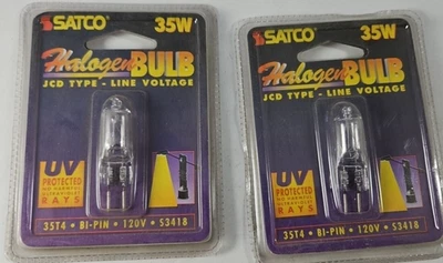 Satco 35T4 Bulb JCD Type 35W 120V S3418 QTY 2 - Image 1 of 2