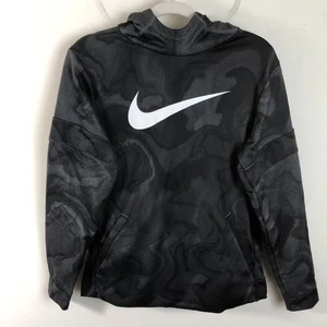 Nike Therma Training Tech Hoodie Boys Sz XL Black Camo - Picture 1 of 16