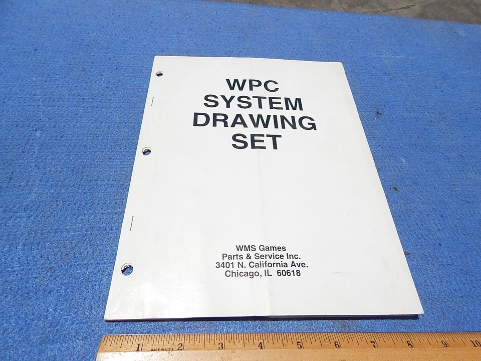 1990 Williams WPC System Drawing Set - Image 1 of 1