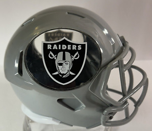 RAIDERS - NFL "CLEAR" Mini Football Helmet Money Bank 8" X 7 " - 7 DAY SALE