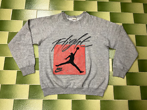 Sweat-shirt vintage années 90 Nike Air Jordan Flight Crewneck Jumpman Basketball Taille L