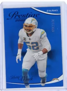 2023 Panini Prestige Xtra Points Blue #165 KHALIL MACK LA Chargers 271/299 - Picture 1 of 2