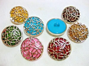 7 große  Mantel-,Jacken-Knöpfe,Farbe wählbar, 25mm, Kunststoff,  K142 - Bild 1 von 11