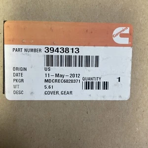 CUMMINS 3943813 GEAR COVER "OEM" "NEW" - Picture 1 of 2
