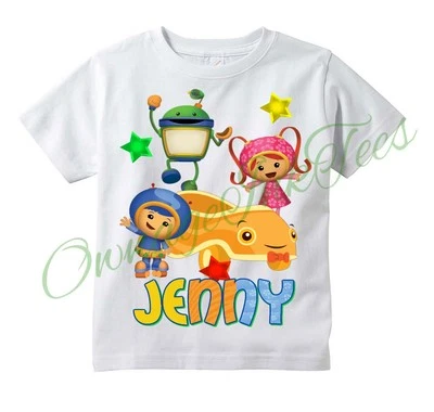 Camiseta Team Umizoomi Coche Personalizada, AÑADIR NOMBRE, Todas las tallas disponibles Foto 1 de 2