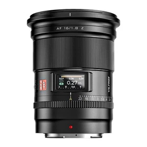 VILTROX 16mm F1.8 Full Frame Wide Angle Auto Focus Lens for Nikon Z-Mount Camera - Imagen 1 de 9