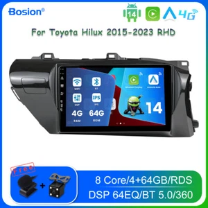 For Toyota Hilux 2015-2023 RHD Android 14 Car Radio Stereo GPS SAT NAV 4GB+64GB - Picture 1 of 21