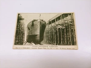 Antique Post Card Clyde Steamship Co. New SS CHEROKEE - Posted  - Picture 1 of 2