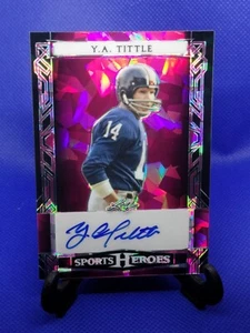 Leaf Sports Heroes 2024 Y.A. Título # 4/5 cristal autógrafo #ba-yat hof - Imagen 1 de 2