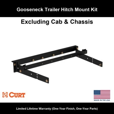 Soportes de instalación CURT debajo de la cama cuello de cisne para Chevy C2500 1988-2000 Foto 1 de 3