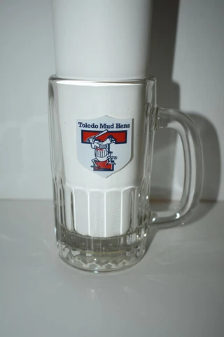 Toledo Mud Hens Heavy Glass Beer Mug Cover