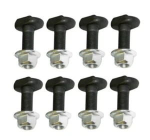 Rear Drum Backing Plate Axle Flange T-Bolts & Lock Nuts Firebird, Camaro, Nova - Picture 1 of 2