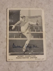 Bobby Charlton 1961-62 A&BC Footballers Manchester United G-VG  - Picture 1 of 2