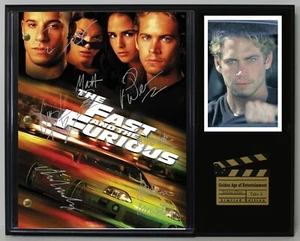 The Fast and The Furious Film Skript Reproduktion Signatur Script Display "C3" - Bild 1 von 5