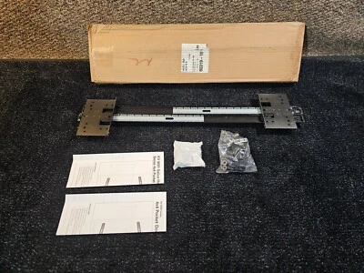 Puerta corredera negra Knape and Vogt KV8091-30BK 8091SP EB 30 4x4 tapa de 75 lb Foto 1 de 4