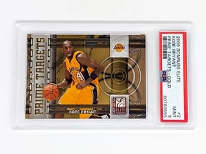 Donruss Elite Prime Targets Gold #2 2009-10 Kobe Bryant/100 PSA 9 Lakers Salón de la fama - Imagen 1 de 2